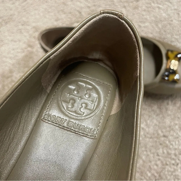 Tory Burch JOLENE Leather Ballet Bow Flat size 6 - Picture 4 of 11